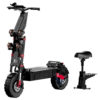 Side view and extra seat of obarter x7 8000w electric scooter for adults