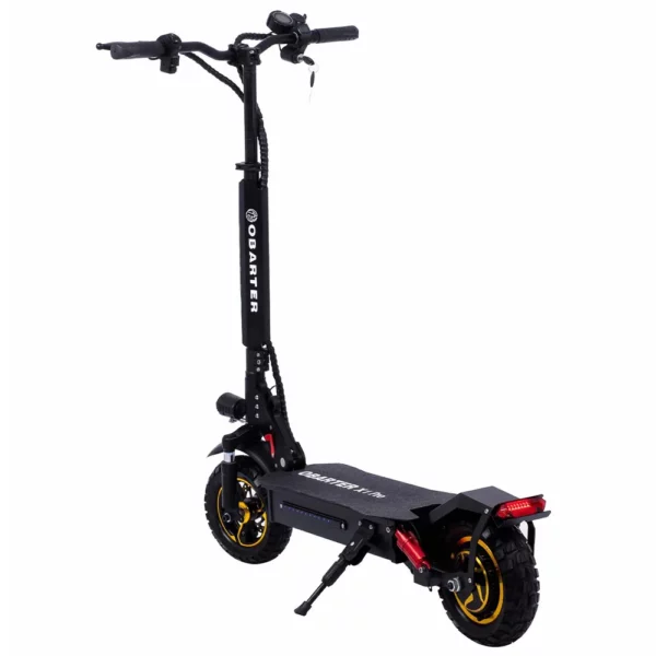 Rear view of Obarter x1-pro electric scooter 48V 1000W